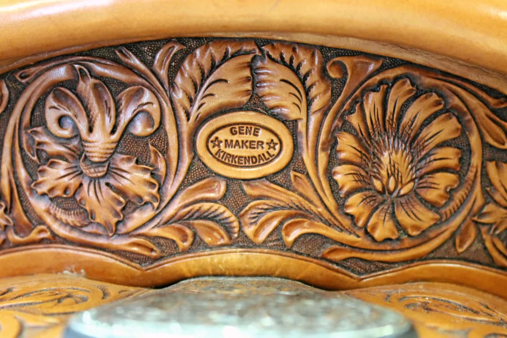 back of saddle